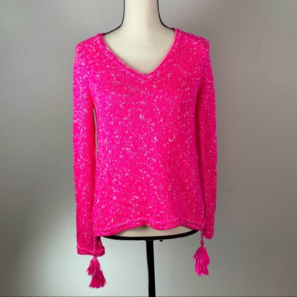 Lilly Pulitzer Side Tassel Sweater - Pink